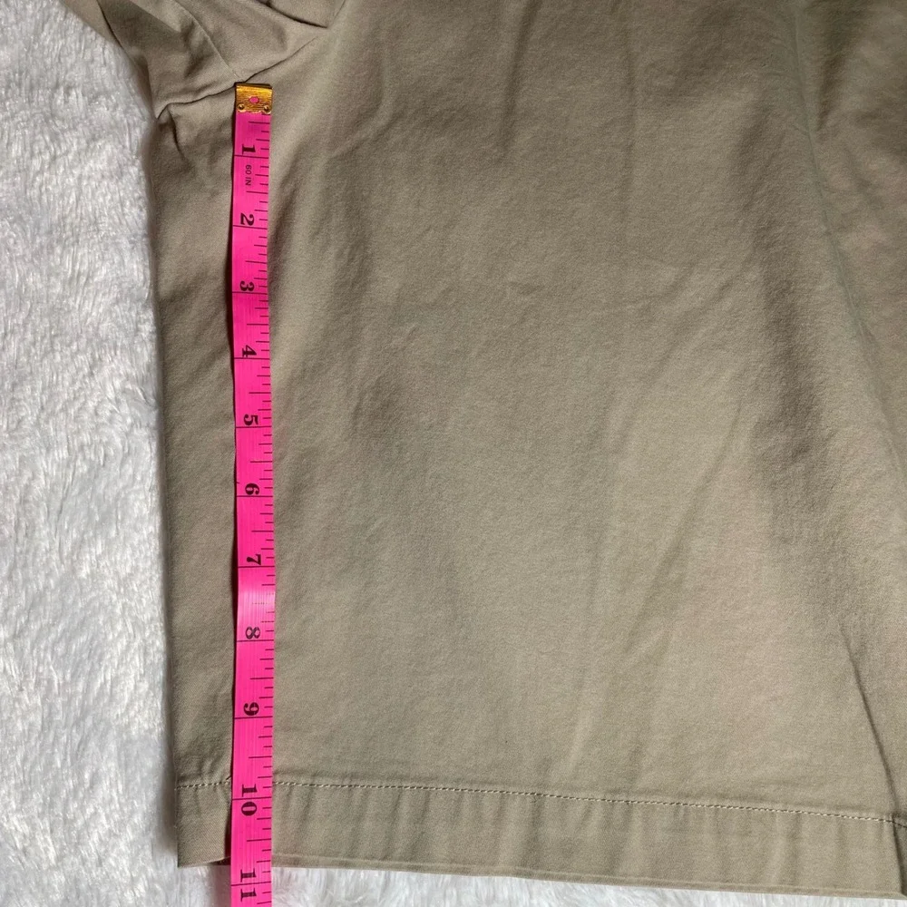 Banana Republic Emerson Shorts Mens 33 Khaki Tan‎ Cotton Stretch Chino Preppy